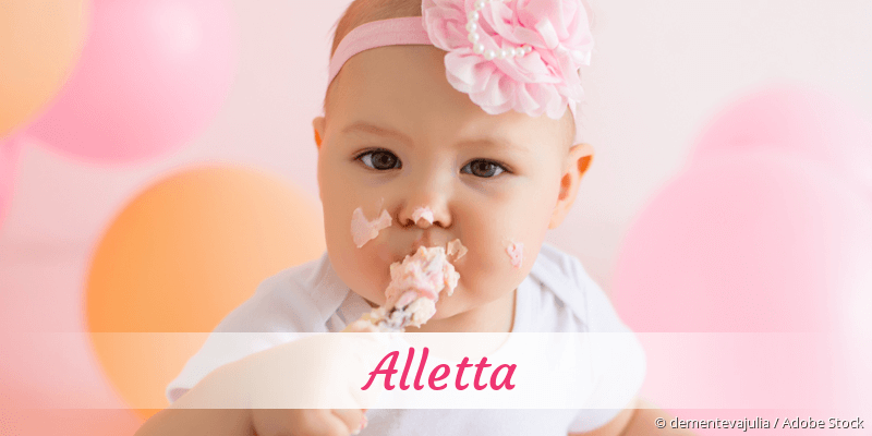 Baby mit Namen Alletta