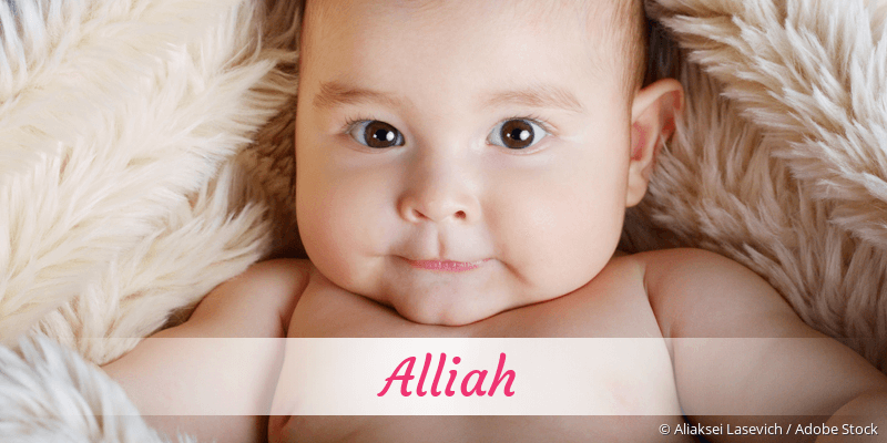 Baby mit Namen Alliah