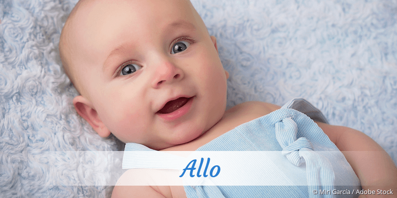 Baby mit Namen Allo