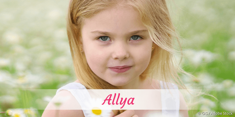 Baby mit Namen Allya