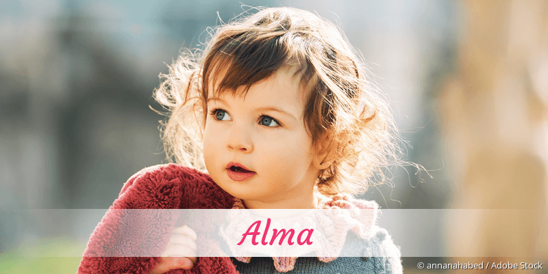 Baby mit Namen Alma