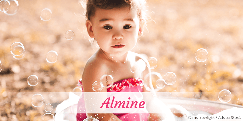 Baby mit Namen Almine