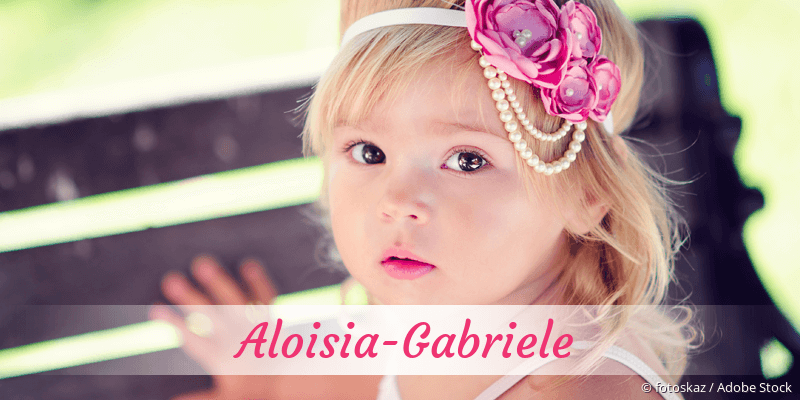 Baby mit Namen Aloisia-Gabriele