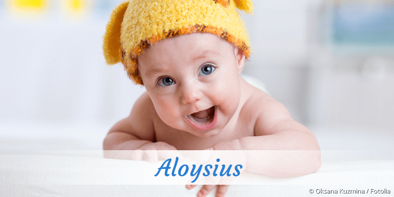Name Aloysius als Bild