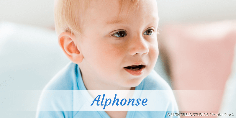 Baby mit Namen Alphonse
