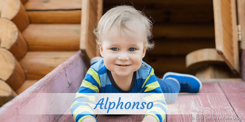Baby mit Namen Alphonso