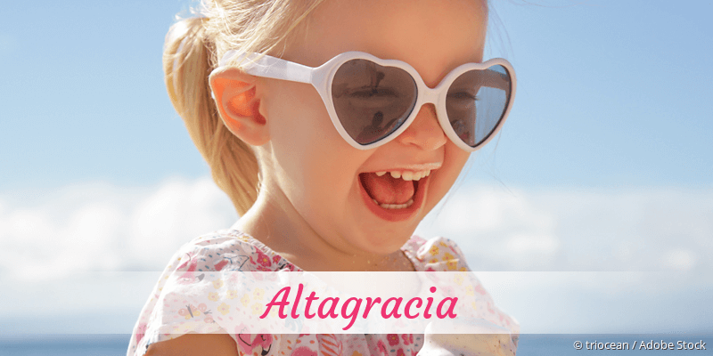 Baby mit Namen Altagracia