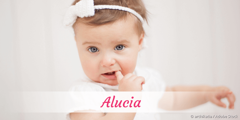 Baby mit Namen Alucia