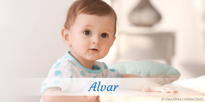 Baby mit Namen Alvar