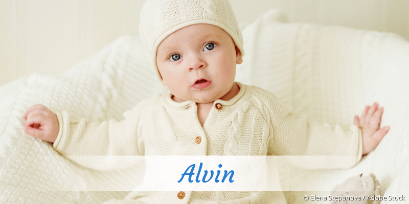 Baby mit Namen Alvin