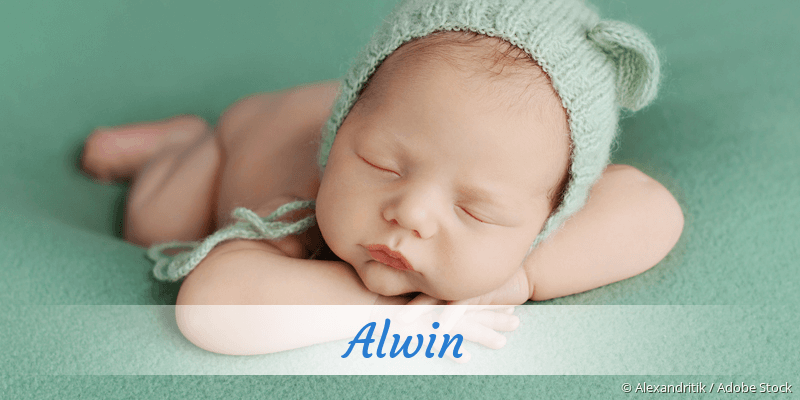 Baby mit Namen Alwin