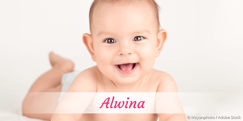 Baby mit Namen Alwina