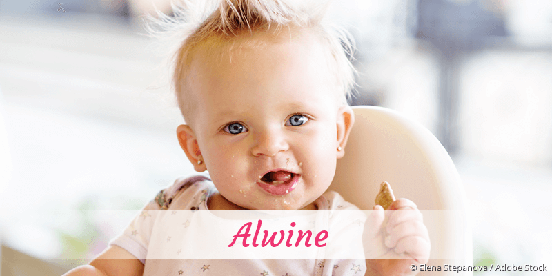 Baby mit Namen Alwine