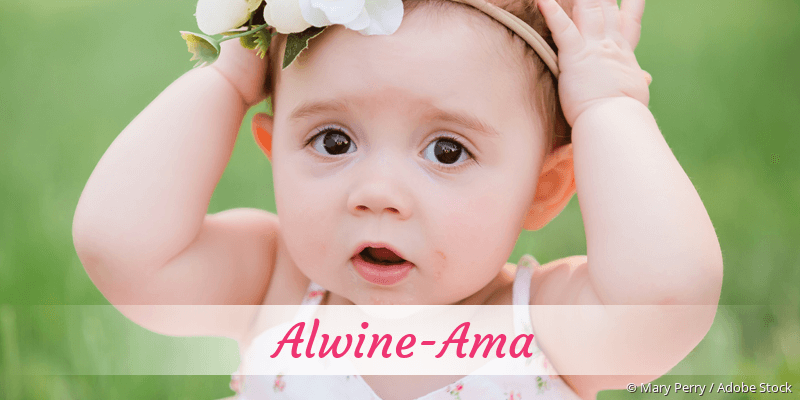 Baby mit Namen Alwine-Ama