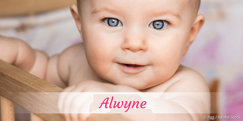 Baby mit Namen Alwyne