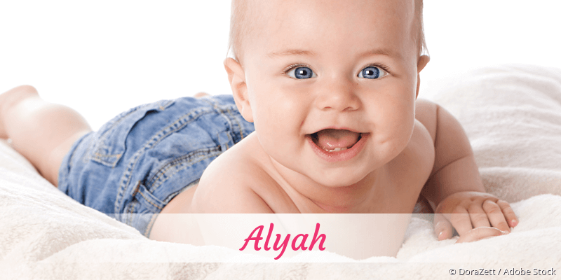 Baby mit Namen Alyah