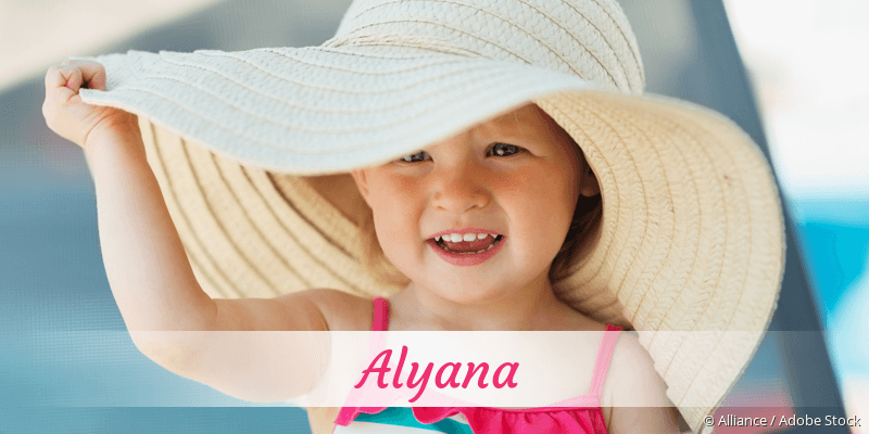 Baby mit Namen Alyana