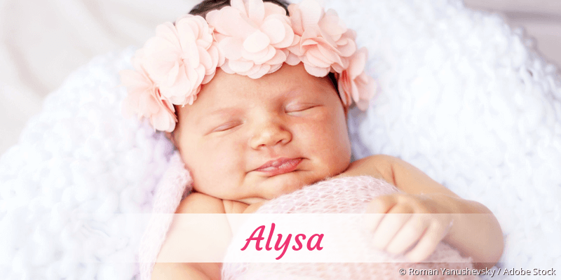 Baby mit Namen Alysa