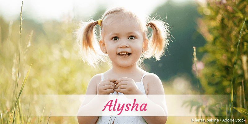 Baby mit Namen Alysha