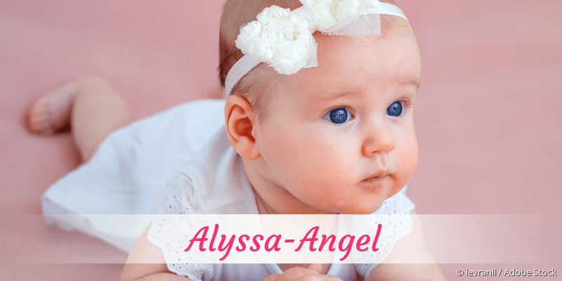 Baby mit Namen Alyssa-Angel