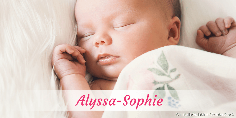 Baby mit Namen Alyssa-Sophie