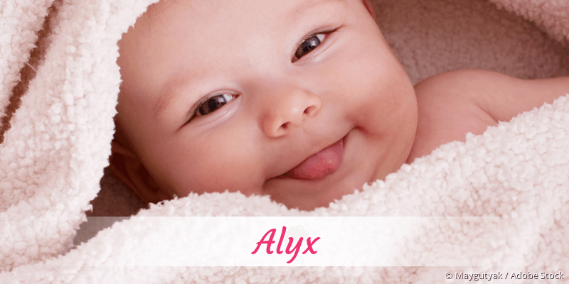 Baby mit Namen Alyx
