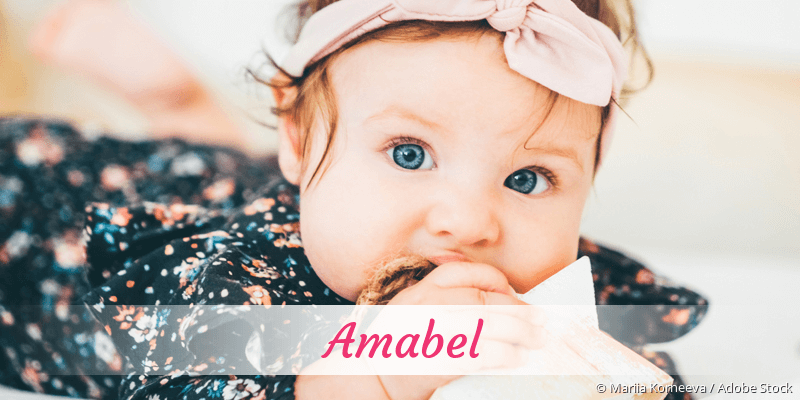 Baby mit Namen Amabel