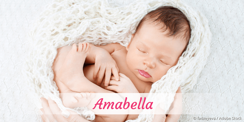Baby mit Namen Amabella