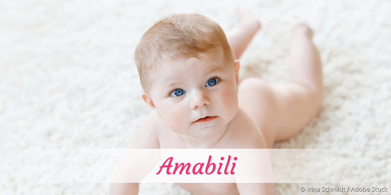 Baby mit Namen Amabili