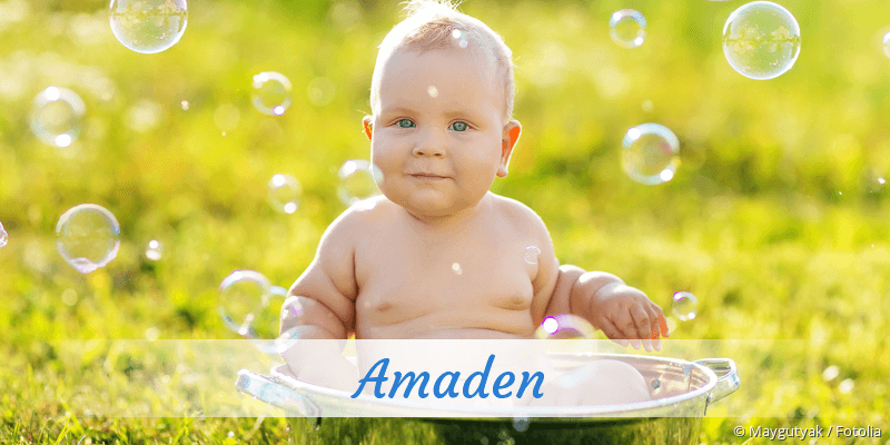 Baby mit Namen Amaden