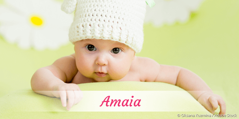 Baby mit Namen Amaia