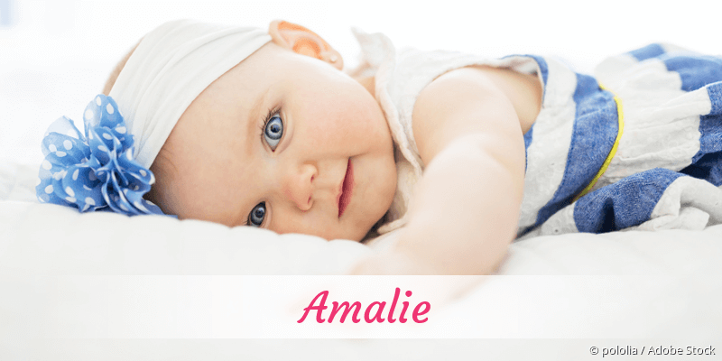 Baby mit Namen Amalie