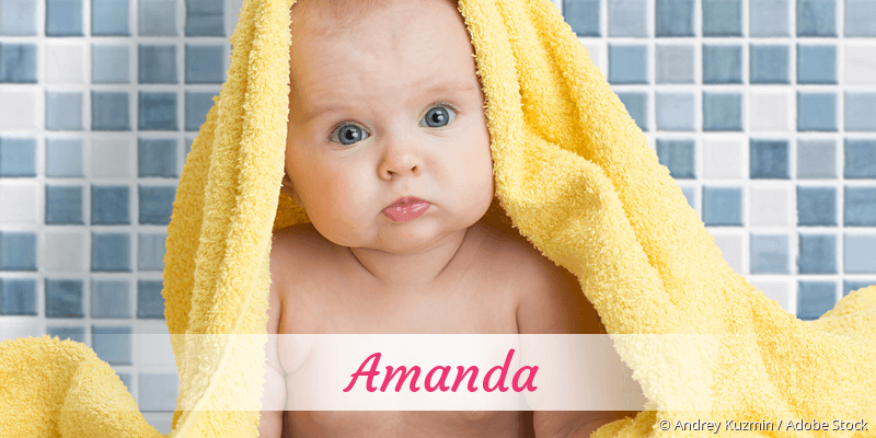 Baby mit Namen Amanda