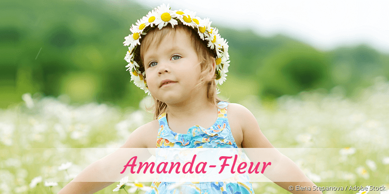 Baby mit Namen Amanda-Fleur