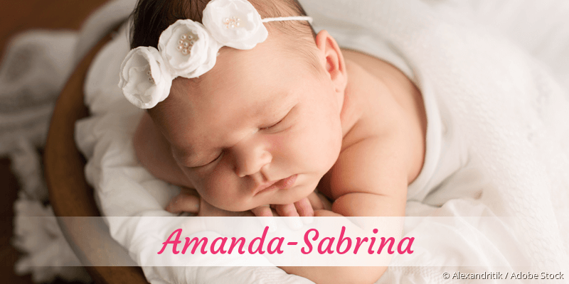 Baby mit Namen Amanda-Sabrina