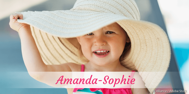 Baby mit Namen Amanda-Sophie