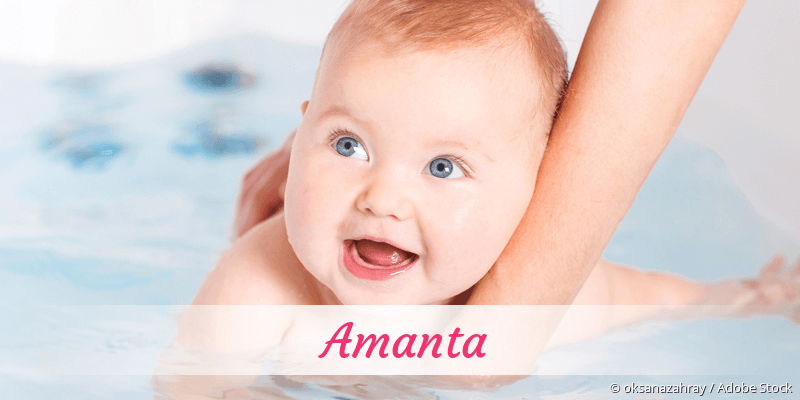 Baby mit Namen Amanta