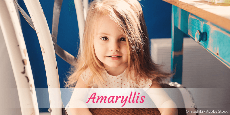 Baby mit Namen Amaryllis