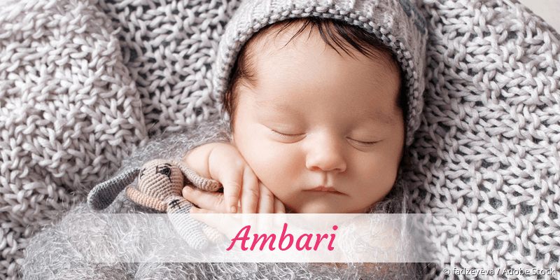 Baby mit Namen Ambari