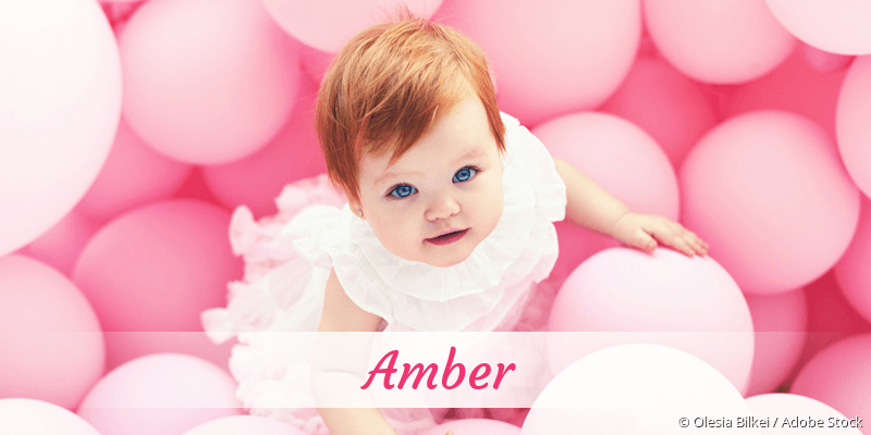 Baby mit Namen Amber