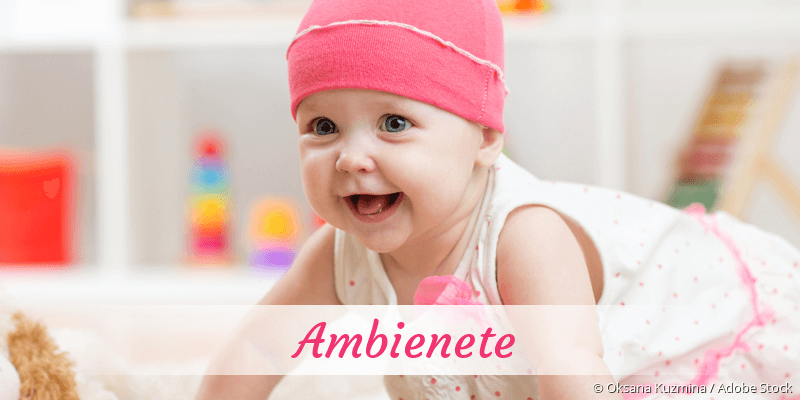 Baby mit Namen Ambienete