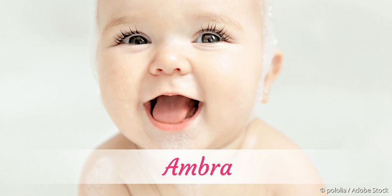Baby mit Namen Ambra