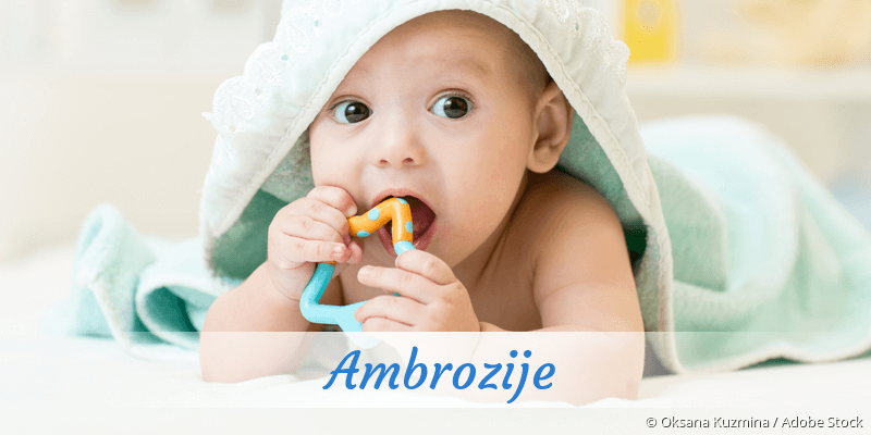 Baby mit Namen Ambrozije