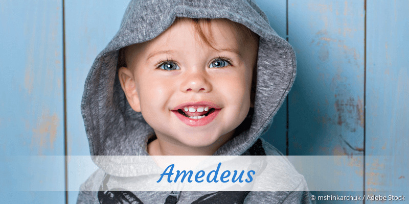 Baby mit Namen Amedeus
