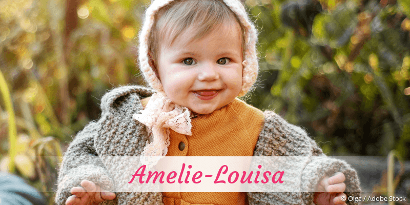 Baby mit Namen Amelie-Louisa