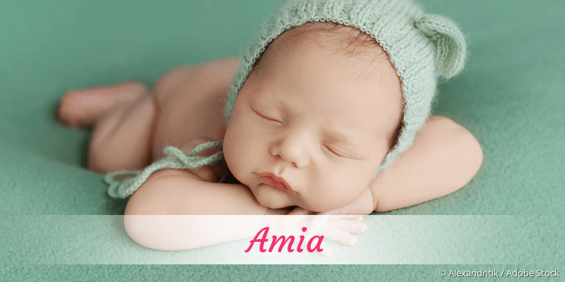 Baby mit Namen Amia
