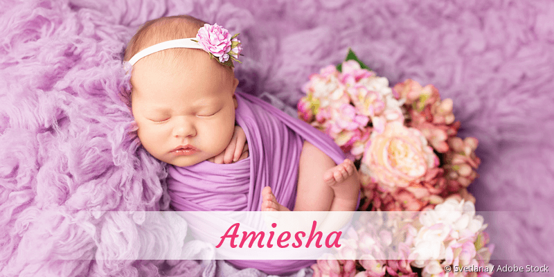 Baby mit Namen Amiesha