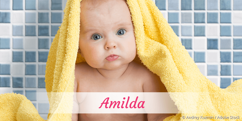 Baby mit Namen Amilda