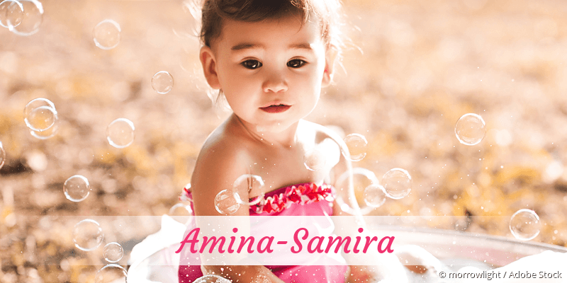 Baby mit Namen Amina-Samira