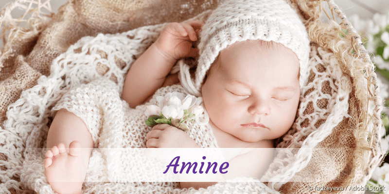 Baby mit Namen Amine